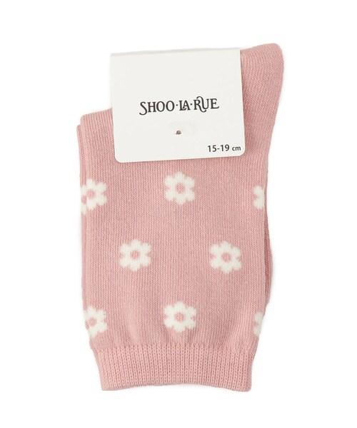 SHOO・LA・RUE(シューラルー)の「総柄アソートクルー丈ソックス(ソックス/靴下・キッズ・ピンク/アイボリー/ネイビー・75/79)」の3枚目の写真