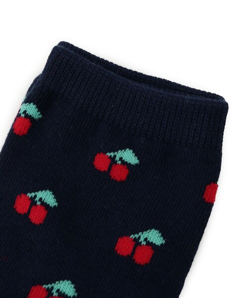 SHOO・LA・RUE(シューラルー)の「総柄アソートクルー丈ソックス(ソックス/靴下・キッズ・ピンク/アイボリー/ネイビー・75/79)」の10枚目の写真