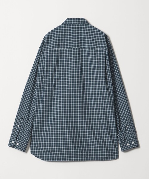 Steven Alan＞ ヘイズ チェック レギュラーカラー シャツ LOOSE