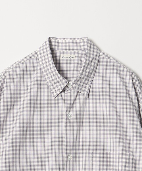 セール】＜Steven Alan＞ ヘイズ チェック レギュラーカラー シャツ