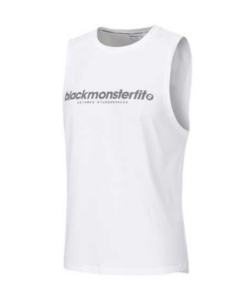 BLACK MONSTER FIT(ブラックモンスターフィット)の「ECOランニングソロナタンクトップ (ホワイト) / BM220118(Tシャツ/カットソー・メンズ・その他・LARGE/X-LARGE/XX-LARGE/XXX-LARGE/MEDIUM)」の2枚目の写真