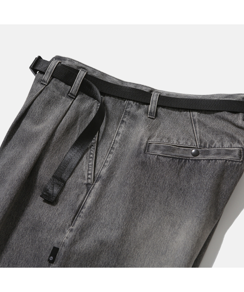 MOIF（モイフ）の「[AW25] WIDE BELTED DENIM PANTS / BLEACHED BLACK（デニムパンツ・メンズ・その他・3(L)/1(S)/2(M)）」の11枚目の写真