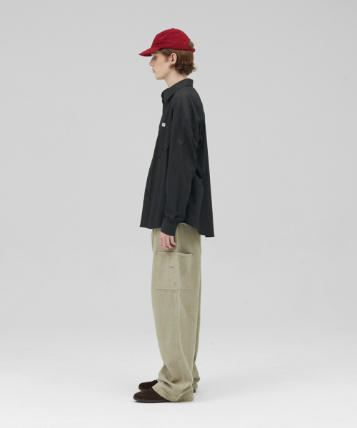 STENDS（ステンズ）の「[M~4XL] フローコットンシャツ_ディープチャコール（シャツ/ブラウス・メンズ・その他・LARGE/X-LARGE/XX-LARGE/XXX-LARGE/MEDIUM/XXXX-LARGE）」の8枚目の写真