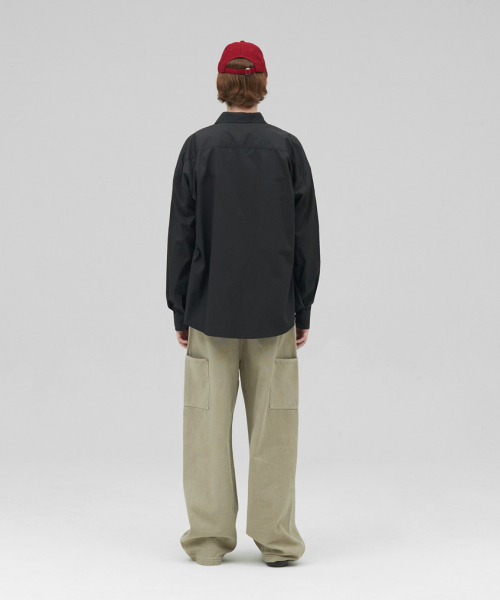 STENDS（ステンズ）の「[M~4XL] フローコットンシャツ_ディープチャコール（シャツ/ブラウス・メンズ・その他・LARGE/X-LARGE/XX-LARGE/XXX-LARGE/MEDIUM/XXXX-LARGE）」の9枚目の写真