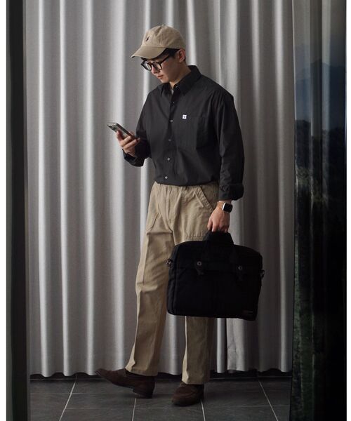 STENDS（ステンズ）の「[M~4XL] フローコットンシャツ_ディープチャコール（シャツ/ブラウス・メンズ・その他・LARGE/X-LARGE/XX-LARGE/XXX-LARGE/MEDIUM/XXXX-LARGE）」の18枚目の写真