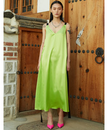 WARDOG（ワドッグ）の「Ribbon Long Dress Yellow Green（ワンピース）」