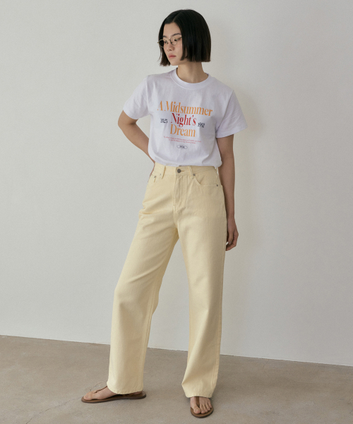 REORG(リオルグ)の「WOI ワイドコットンパンツ クリームイエロー(その他パンツ・レディース・その他・SMALL/MEDIUM/LARGE)」の2枚目の写真