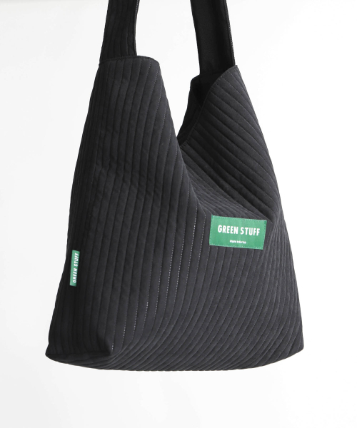 GREEN STUFF（グリーンスタッフ）の「seem full bag 62 - soft quilting black（ショルダーバッグ・レディース・その他・FREE）」の3枚目の写真