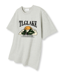 グローイングオーバーサイズ半袖Tシャツオートミール