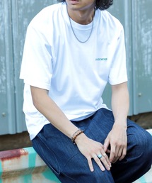 【MAISON CLUB】ワンポイント刺繍Basic Tee  LESS IS MORE