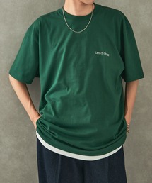 【MAISON CLUB】ワンポイント刺繍Basic Tee LESS IS MORE