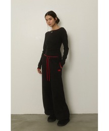 ALEXIA STAM | Wellness Contrast Logo Sweat Pants /ウェルネス 配色スウェットパンツ(スウェットパンツ)