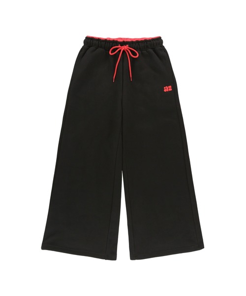 ALEXIA STAM（アリシアスタン）の「Wellness Contrast Logo Sweat Pants /ウェルネス 配色スウェットパンツ（スウェットパンツ・レディース・グレー/ブラック・S/M）」の5枚目の写真