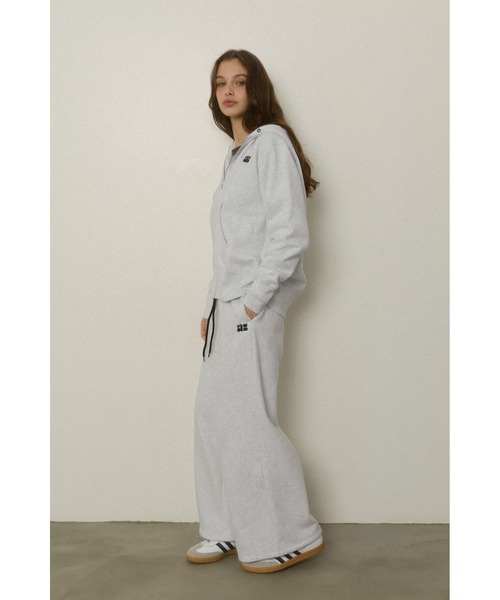 ALEXIA STAM（アリシアスタン）の「Wellness Contrast Logo Sweat Pants /ウェルネス 配色スウェットパンツ（スウェットパンツ・レディース・グレー/ブラック・S/M）」の20枚目の写真