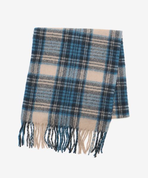 le.coeur blanc（ルクールブラン）の「チェック起毛ストール（ストール/ショール・レディース・パープル系その他2/ブルー系その他2・FREE）」の15枚目の写真