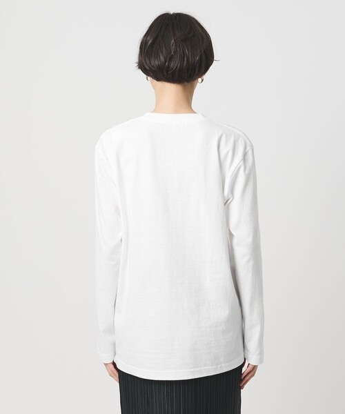 m's braque(エムズブラック)の「【別注】<m’s braque>OUTFIT OF THE DAY Tシャツ(Tシャツ/カットソー・レディース・ホワイト・M)」の7枚目の写真