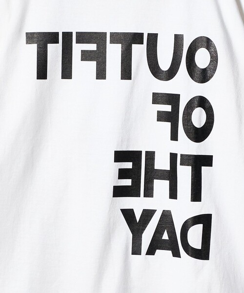 m's braque（エムズブラック）の「【別注】＜m’s braque＞OUTFIT OF THE DAY Tシャツ（Tシャツ/カットソー・レディース・ホワイト/ブラック・M）」の16枚目の写真