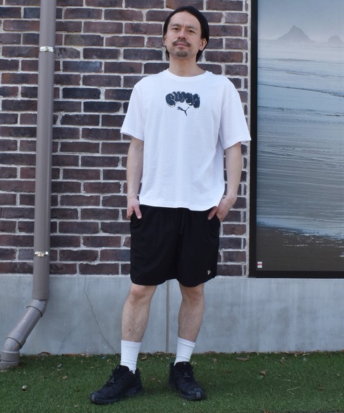 PUMA(プーマ)の「PUMA/プーマ メンズ 半袖 Tシャツ ロゴ バルーンプリント 636798(Tシャツ/カットソー・メンズ・ブラック/ホワイト・XL/L/M)」の14枚目の写真