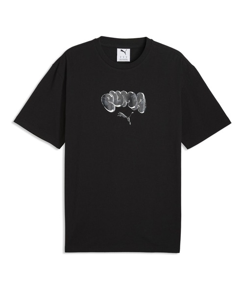 PUMA(プーマ)の「PUMA/プーマ メンズ 半袖 Tシャツ ロゴ バルーンプリント 636798(Tシャツ/カットソー・メンズ・ブラック/ホワイト・XL/L/M)」の10枚目の写真
