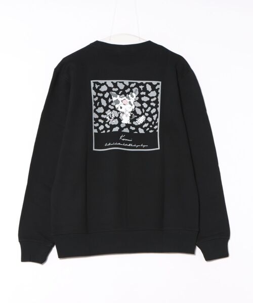 MURUA（ムルーア）の「【クロミコラボ】オーバースウェットトップス（Tシャツ/カットソー・レディース・ブラック・FREE）」の2枚目の写真