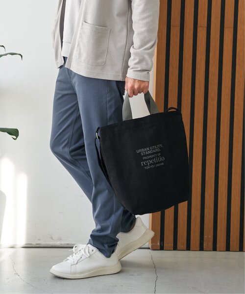 ikka(イッカ)の「【MonoMax × 小泉孝太郎】2WAYキャンバスショルダーバッグ「小泉孝太郎さん着用モデル」(ショルダーバッグ・メンズ・ブラック/グレー/オフホワイト/オリーブ/ブルー系その他・FREE)」の3枚目の写真