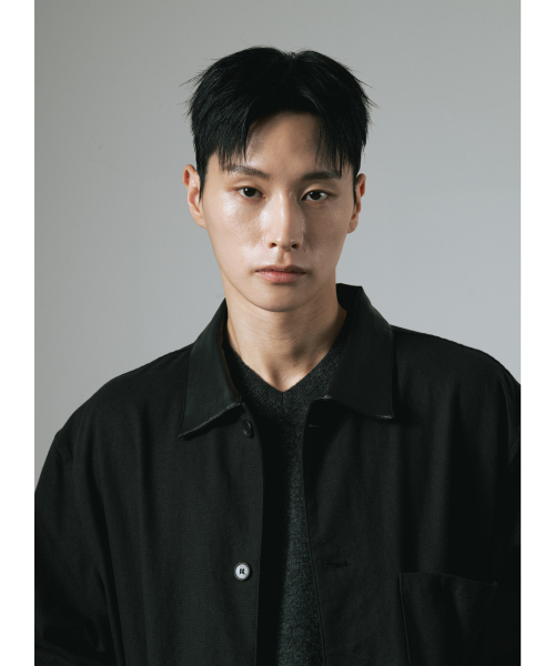 WHAGI（ワギ）の「Leather Collar Coverall Jacket (Black)（ミリタリージャケット・メンズ・その他・1(S)/2(M)/3(L)）」の2枚目の写真
