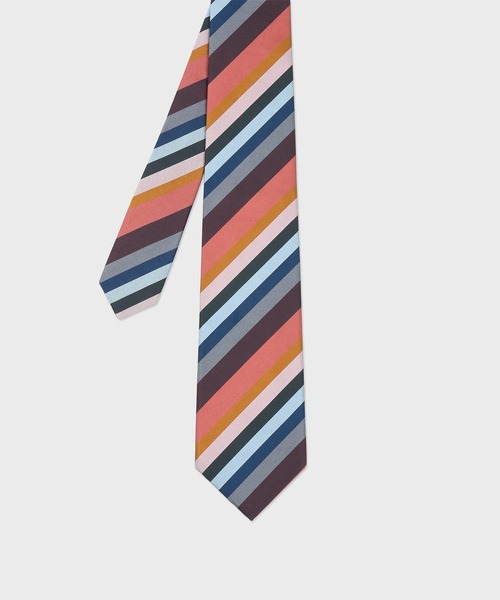 Paul Smith(ポールスミス)の「アーティストストライプ タイ【250128 552ME】(ネクタイ・メンズ・マルチ・FREE)」の1枚目の写真