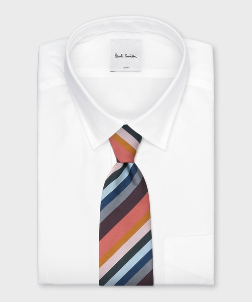 Paul Smith(ポールスミス)の「アーティストストライプ タイ【250128 552ME】(ネクタイ・メンズ・マルチ・FREE)」の3枚目の写真