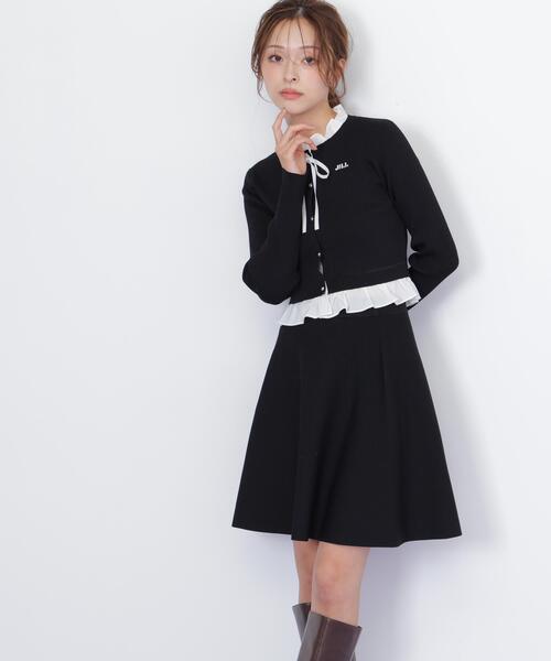 JILL by JILL STUART(ジルバイジルスチュアート)の「レイヤードミニニットアップ(ワンピース・レディース・ピンク/ホワイト/ブラック・FREE)」の21枚目の写真