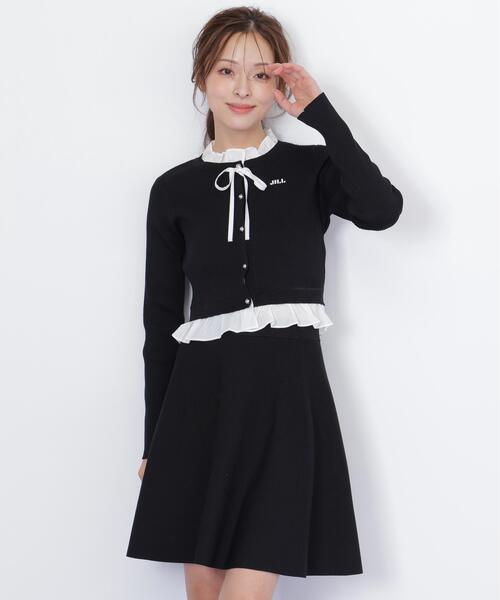 JILL by JILL STUART(ジルバイジルスチュアート)の「レイヤードミニニットアップ(ワンピース・レディース・ピンク/ホワイト/ブラック・FREE)」の22枚目の写真