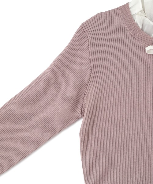 JILL by JILL STUART（ジルバイジルスチュアート）の「レイヤードミニニットアップ（ワンピース・レディース・ピンク/ホワイト/ブラック・FREE）」の19枚目の写真