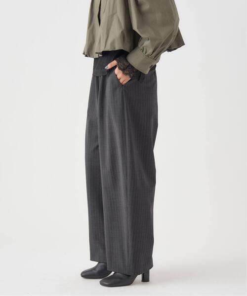 IENA(イエナ)の「《追加》ウォッシャブルセミコクーンパンツ(その他パンツ・レディース・チャコールグレー/グレー/ダークブルー・34/36/38)」の9枚目の写真