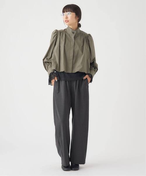 IENA(イエナ)の「《追加》ウォッシャブルセミコクーンパンツ(その他パンツ・レディース・チャコールグレー/グレー/ダークブルー・34/36/38)」の12枚目の写真