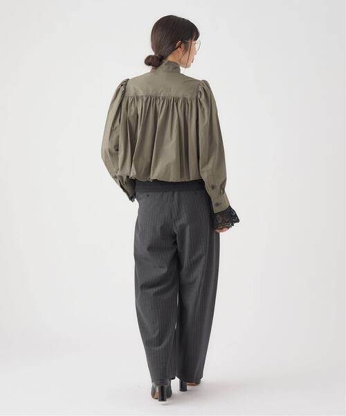 IENA(イエナ)の「《追加》ウォッシャブルセミコクーンパンツ(その他パンツ・レディース・チャコールグレー/グレー/ダークブルー・34/36/38)」の13枚目の写真