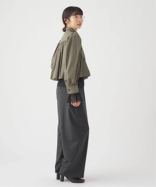 IENA(イエナ)の「《追加》ウォッシャブルセミコクーンパンツ(その他パンツ・レディース・チャコールグレー/グレー/ダークブルー・34/36/38)」の14枚目の写真