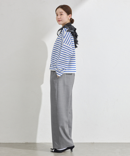 IENA(イエナ)の「《追加》ウォッシャブルセミコクーンパンツ(その他パンツ・レディース・チャコールグレー/グレー/ダークブルー・34/36/38)」の20枚目の写真