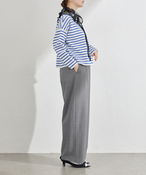 IENA(イエナ)の「《追加》ウォッシャブルセミコクーンパンツ(その他パンツ・レディース・チャコールグレー/グレー/ダークブルー・34/36/38)」の22枚目の写真