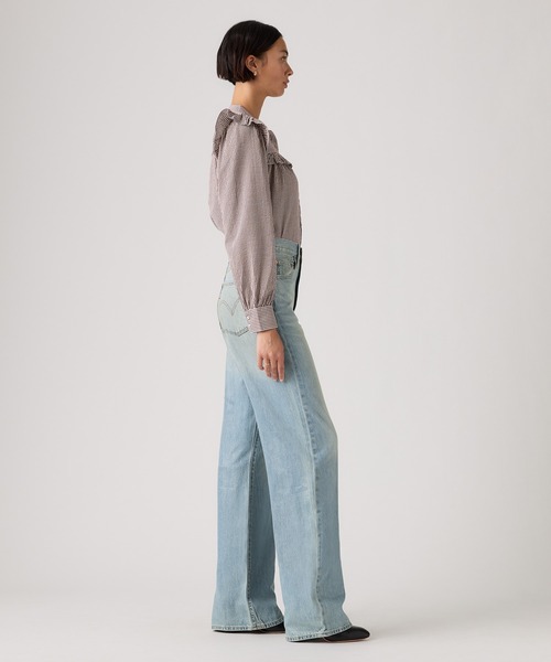 Levi's(リーバイス)の「Levi's/リーバイス RIBCAGE WIDE LEG ジーンズ(デニムパンツ・レディース・インディゴブルー/ライトインディゴブルー/グレー/ブラウン・28inch/27inch/26inch/25inch/24inch/23inch)」の6枚目の写真