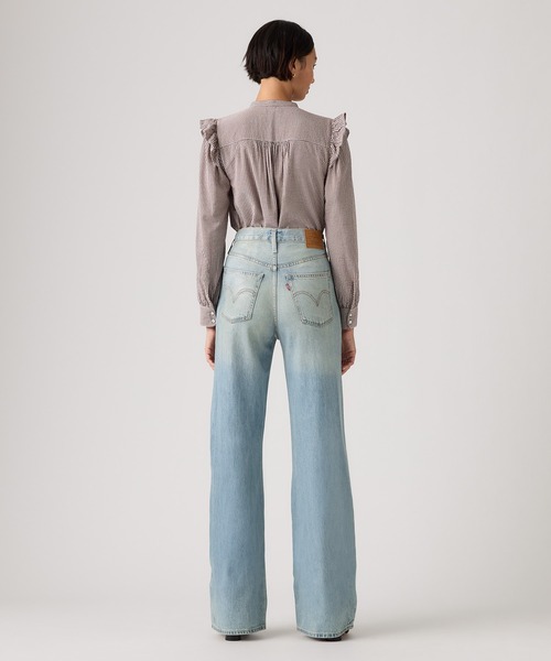 Levi's(リーバイス)の「Levi's/リーバイス RIBCAGE WIDE LEG ジーンズ(デニムパンツ・レディース・インディゴブルー/ライトインディゴブルー/グレー/ブラウン・28inch/27inch/26inch/25inch/24inch/23inch)」の7枚目の写真