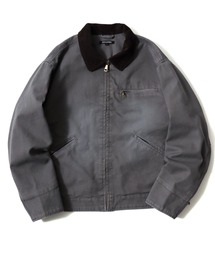 JUNGLE STORM（ジャングルストーム）の「2026SS VINTAGELIKE DUCK/DENIM HUNTING BLOUSON オーバーサイズ ダック/デニム 襟コーデュロイ スウィングトップ ライトブルゾン ワークジャケット レディース メンズ（ブルゾン）」