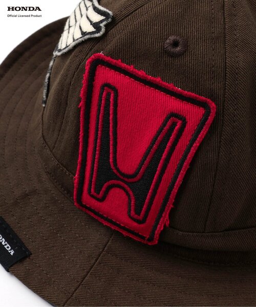 F.O.KIDS（エフオーキッズ）の「HONDAコラボ　ワッペンアウトドアハット（ハット・キッズ・レインボー/ブラウン・52/50/56/54）」の12枚目の写真