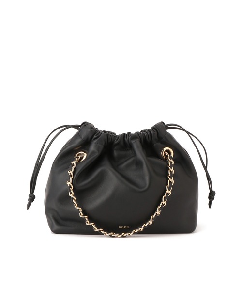 ROPE'(ロペ)の「Sheep Leather Bag soiree(ソアレ) /2WAY(ハンドバッグ・レディース・ブラック・FREE)」の2枚目の写真