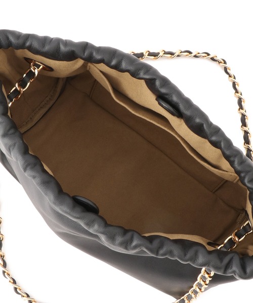 ROPE'(ロペ)の「Sheep Leather Bag soiree(ソアレ) /2WAY(ハンドバッグ・レディース・ブラック・FREE)」の7枚目の写真