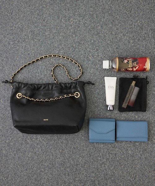 ROPE'(ロペ)の「Sheep Leather Bag soiree(ソアレ) /マルチWAYバッグ(ハンドバッグ・レディース・ブラック・FREE)」の12枚目の写真