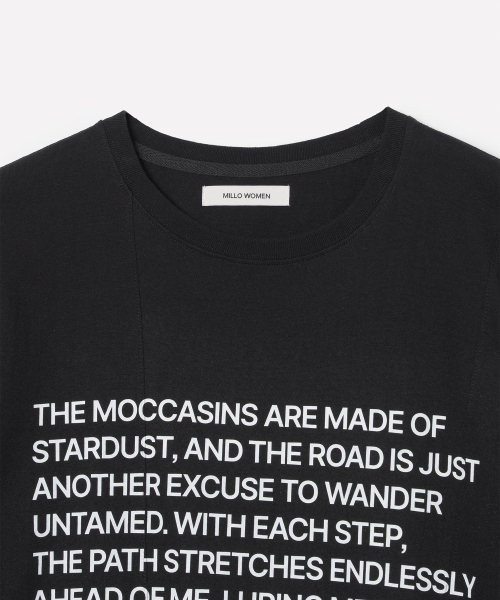 MILLO WOMEN（ミロウーマン）の「シムラインアーカイブTシャツ[ブラック]（Tシャツ/カットソー・レディース・その他・ONE SIZE）」の5枚目の写真