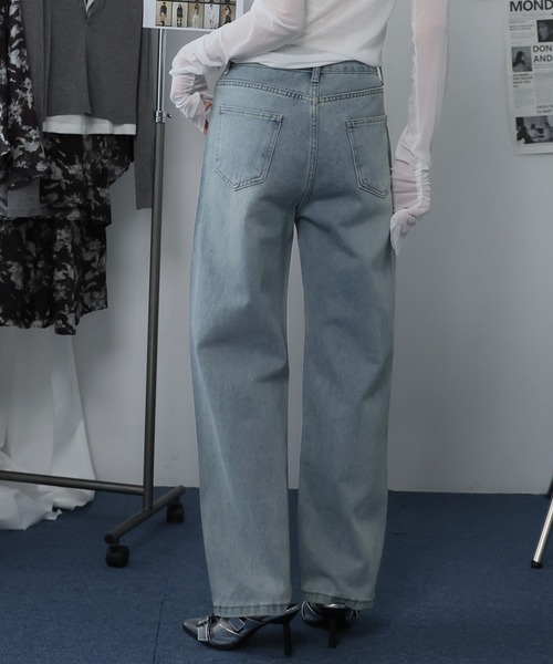 Ulysses(ユリシス)の「スタースタッズデニムパンツ(デニムパンツ・レディース・ライトブルー・M)」の16枚目の写真