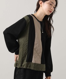 Gready Brilliant | 【WEB限定】キルト切替ドロストカットソー(Tシャツ/カットソー)