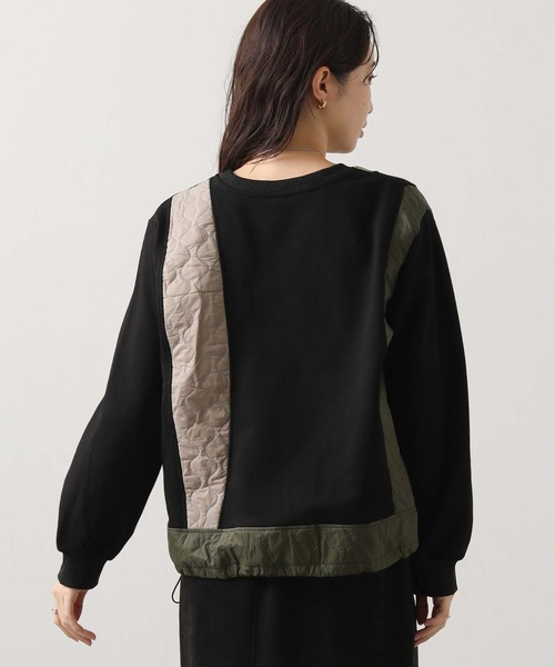 Gready Brilliant（グレディブリリアン）の「【WEB限定】キルト切替ドロストカットソー（Tシャツ/カットソー・レディース・ブラック・FREE）」の11枚目の写真