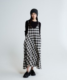JEANASIS（ジーナシス）の「チェックキャミドレス/645453（ワンピース）」