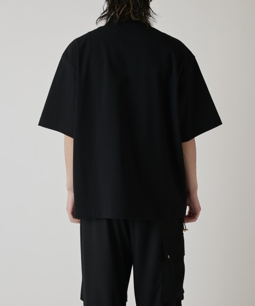 CULLNI(クルニ)の「【CULLNI exclusive for Lui's】半袖コーチシャツブルゾン(シャツ/ブラウス・メンズ・ネイビー/ブラック/チャコールグレー・2/1)」の19枚目の写真